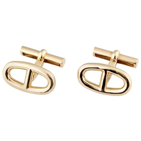 mens hermes link|Hermes cufflinks for men.